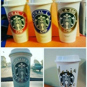 Personalized starbuck cups